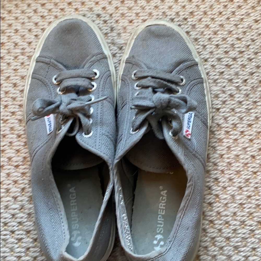 Superga gray sneakers
